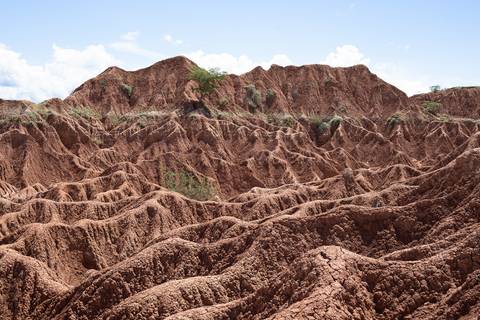 Morros do deserto de Tatacoa'