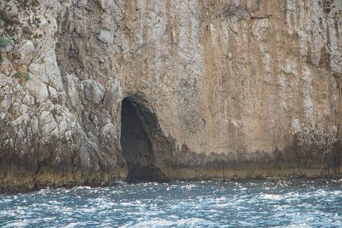 Entrada da Gruta Azul em Capri'