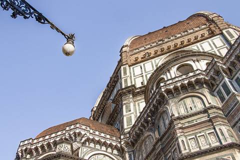 Detalhe do Duomo de Florença na Itália'