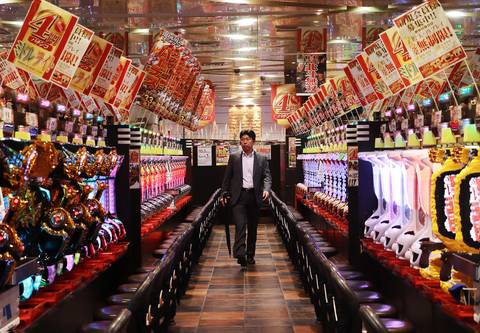 Circulação em Cassino japonês'