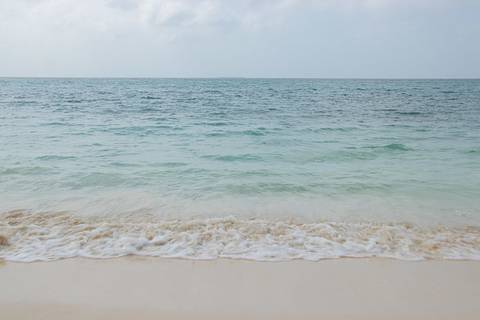 foto do mar do caribe'