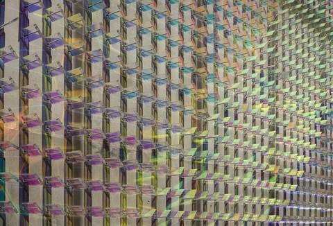 Arte contemporânea colorida em Miami'