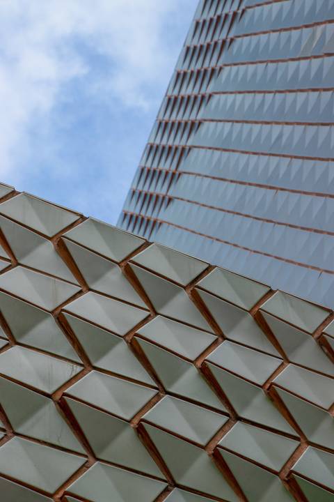 Texturas de loja no Design District em Miami'