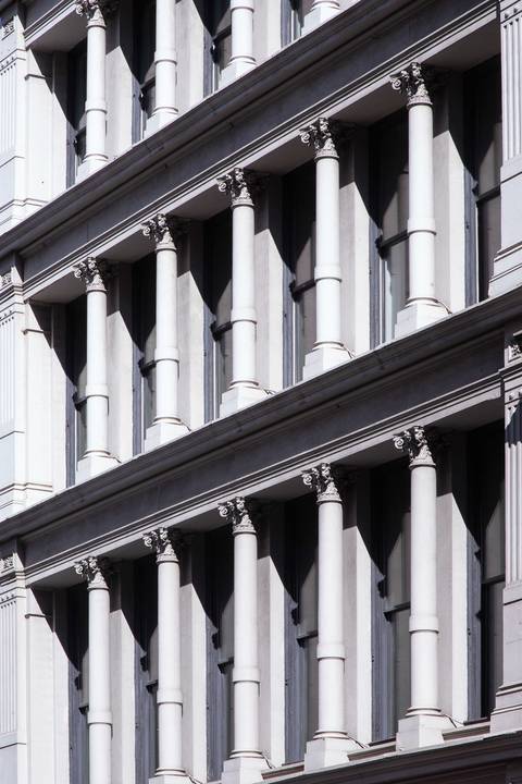 fachada de prédio de new york, foto para quadro decorativo'