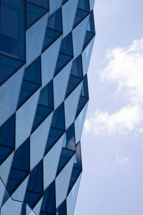 fachada de prédio de new york, foto para quadro decorativo'