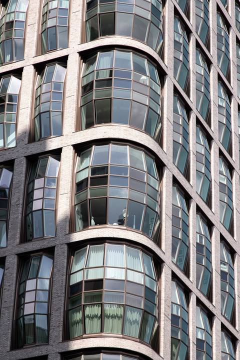 fachada de prédio de new york, foto para quadro decorativo'