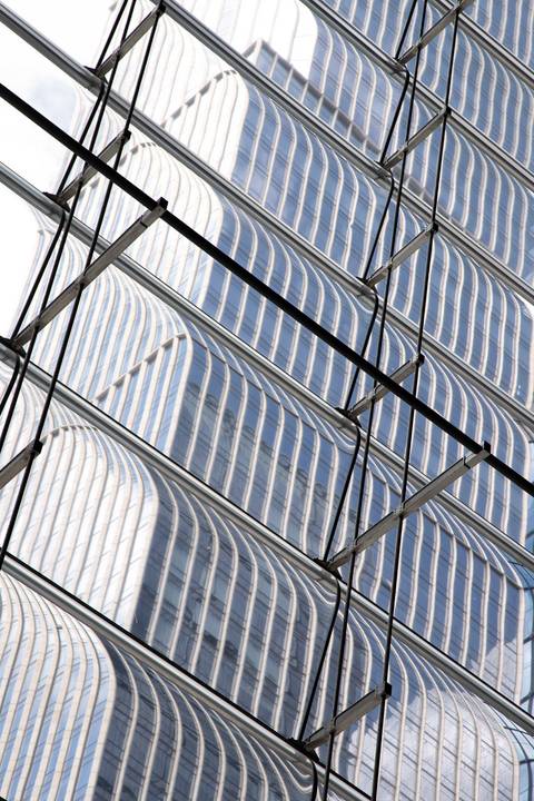 fachada de prédio de new york, foto para quadro decorativo'