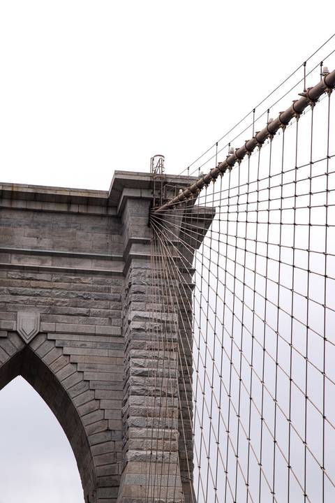 Brooklyn Bridge em Nova Iorque'