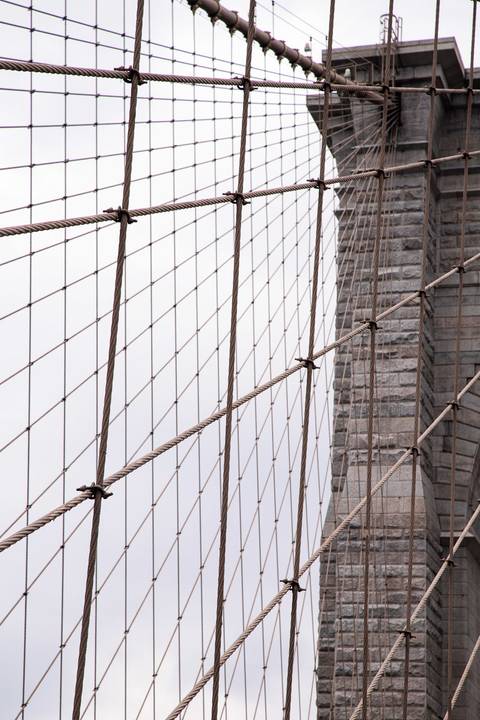 Brooklyn Bridge em Nova Iorque'