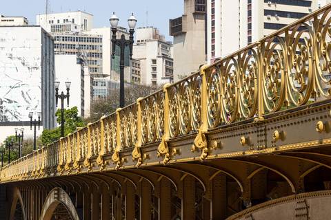 Viaduto Santa Ifigênia em São Paulo'