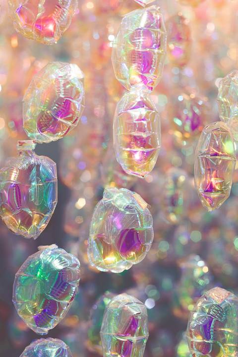 obra Daisy baloon vista de perto'