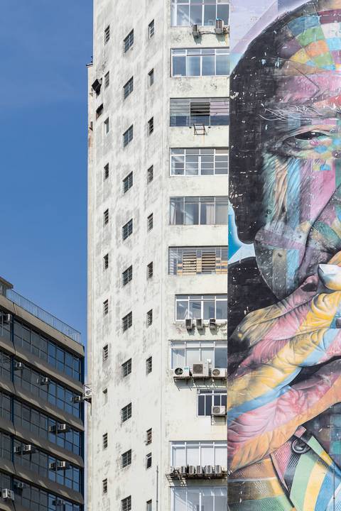 Grafite do Kobra do Oscar Niemeyer'