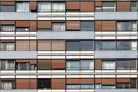 Fachada de perto Edifício Paulicéia na Avenida Paulista'
