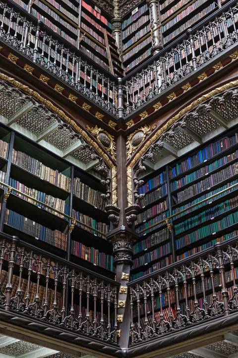 Biblioteca Gabinete de leitura no Rio de Janeiro'