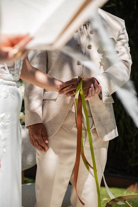 Cerimónia das Areias - Fotografia de casamento na Casa dos Cisnes'