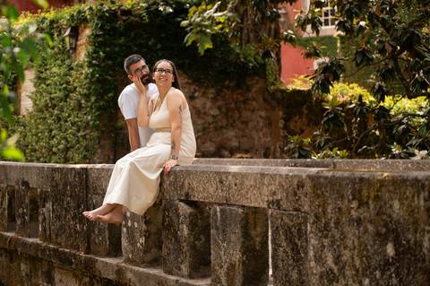 fotografia de casal na natureza'