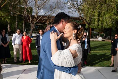 primeira dança dos noivos no casamento'