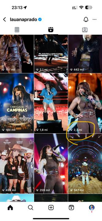 [PH MARX] Lauana Prado - Vídeo reels com mais de 2 milhões de views'