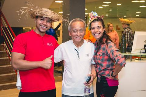 Fotos da festa junina na Academia Inova São Caetano.'
