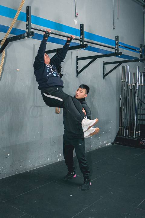 Aula técnica de Butterfly Pull Up de Crossfit no CF Tutóia.'