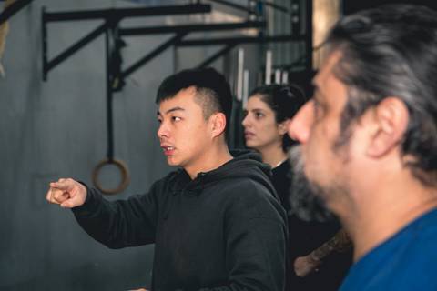 Aula técnica de Butterfly Pull Up de Crossfit no CF Tutóia.'