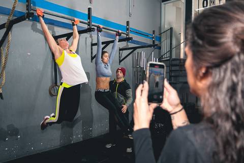 Aula técnica de Butterfly Pull Up de Crossfit no CF Tutóia.'