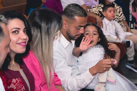 Foto de batizado na Paróquia Sagrado Coração de Jesus em São Paulo.'
