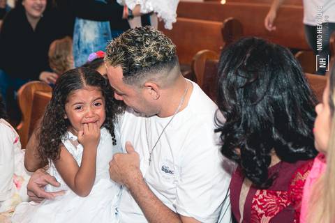 Foto de batizado na Paróquia Sagrado Coração de Jesus em São Paulo.'