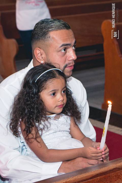 Foto de batizado na Paróquia Sagrado Coração de Jesus em São Paulo.'
