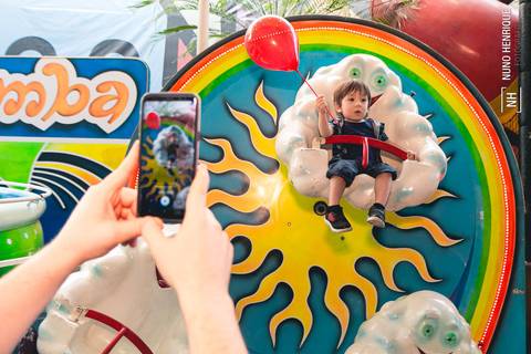 Fotos da festa de aniversário de 4 anos do Pietro Bizon no Buffet Planeta Kids, unidade Morumbi.'