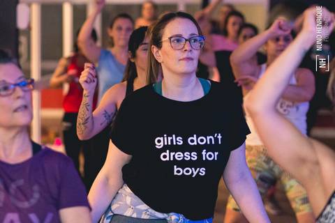 Foto evento de dança Dance Mix da Academia Inova São Caetano, com Zumba e FitDance.'