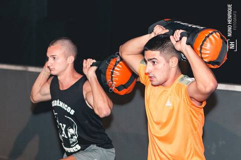 Fotos da aula de HIIT na Academia Inova Jardim em Santo André.'