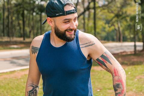 Fotos do treino funcional especial para o Programa Jaguaré Caminhos realizado pelo personal trainer Gui Cerino no Espaço Verde Chico Mendes, em São Caetano do Sul.'