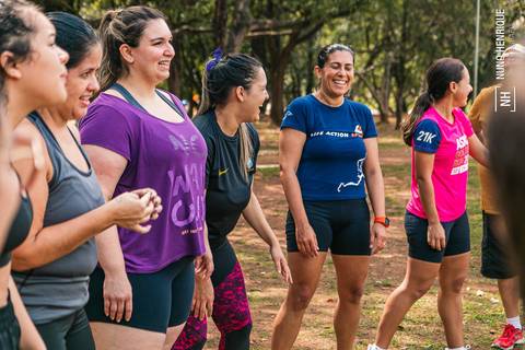 Fotos do treino funcional especial para o Programa Jaguaré Caminhos realizado pelo personal trainer Gui Cerino no Espaço Verde Chico Mendes, em São Caetano do Sul.'