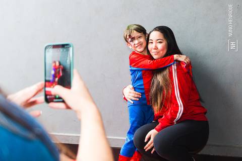 Aula de natação especial de dia das crianças na Academia Inova São Caetano.'