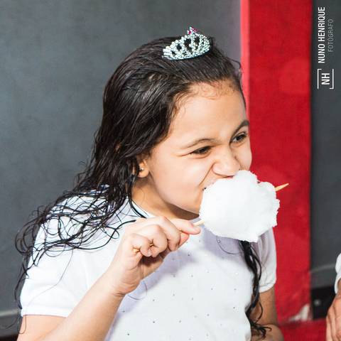 Aula de natação especial de dia das crianças na Academia Inova São Caetano.'