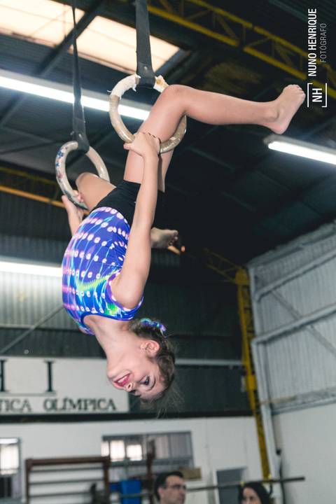 Foto da festa de aniversário da Laura na Academia de Ginástica Artística Yashi.'