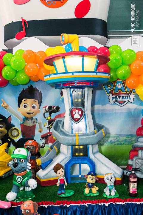 Foto da festa de aniversário de 3 anos do Miguel no Buffet Sabor da Alegria, em São Paulo.'