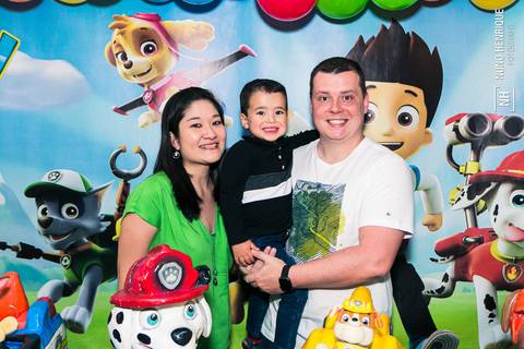 Foto da festa de aniversário de 3 anos do Miguel no Buffet Sabor da Alegria, em São Paulo.'