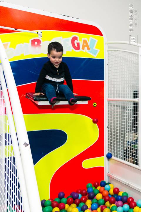 Foto da festa de aniversário de 3 anos do Miguel no Buffet Sabor da Alegria, em São Paulo.'