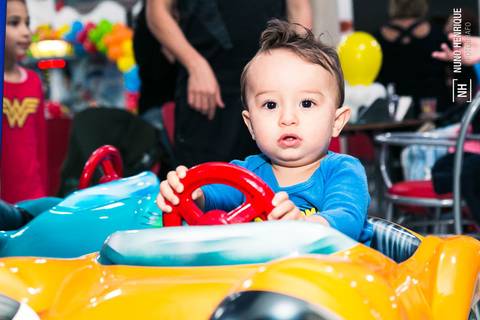 Foto da festa de aniversário de 3 anos do Miguel no Buffet Sabor da Alegria, em São Paulo.'
