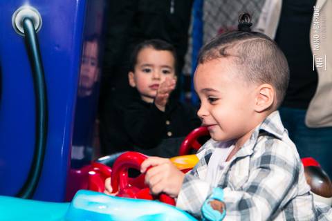 Foto da festa de aniversário de 3 anos do Miguel no Buffet Sabor da Alegria, em São Paulo.'