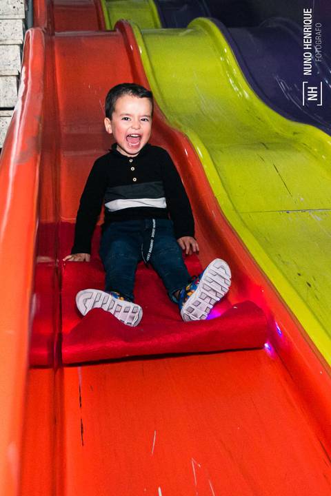 Foto da festa de aniversário de 3 anos do Miguel no Buffet Sabor da Alegria, em São Paulo.'