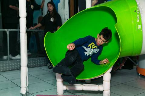 Foto da festa de aniversário de 3 anos do Miguel no Buffet Sabor da Alegria, em São Paulo.'
