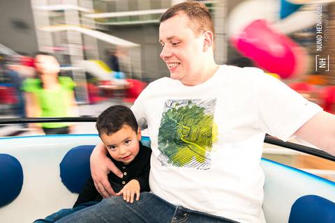 Foto da festa de aniversário de 3 anos do Miguel no Buffet Sabor da Alegria, em São Paulo.'