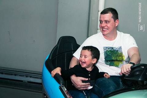 Foto da festa de aniversário de 3 anos do Miguel no Buffet Sabor da Alegria, em São Paulo.'