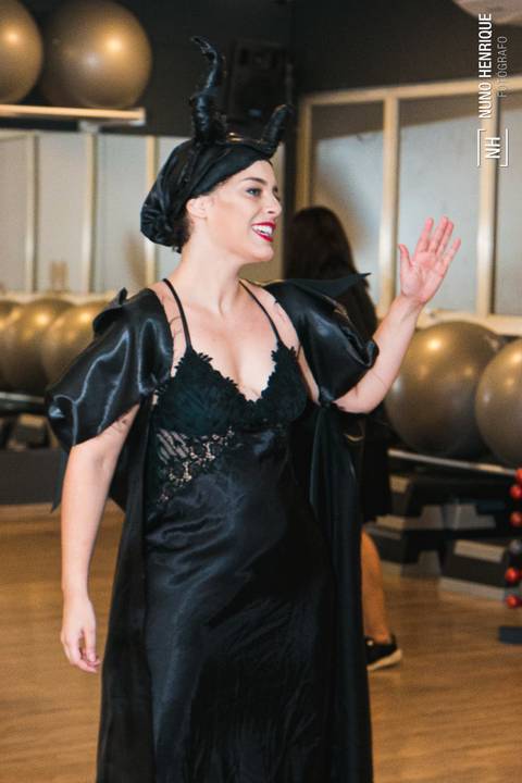 Fotos do evento de halloween Fit Dance na Academia Inova.'