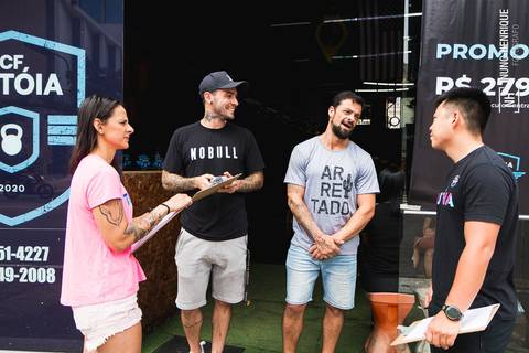 Fotografia do evento de Crossfit Summer Games no CF Tutóia.'