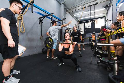 Fotografia do evento de Crossfit Summer Games no CF Tutóia.'