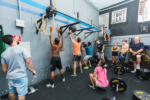 Fotografia do evento de Crossfit Summer Games no CF Tutóia.'